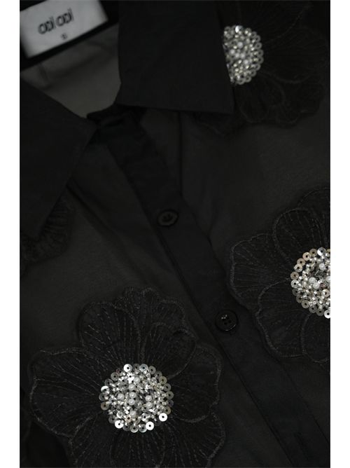 Camicia Scerni in tulle Nero ODI ODI | SCERNI 250S5NERO